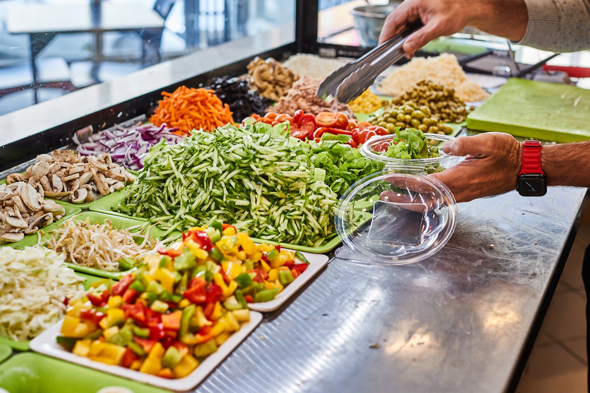 The TABUNA salad bar